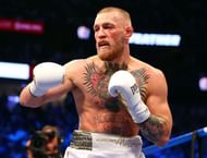 Conor McGregor during the 'Money Fight'